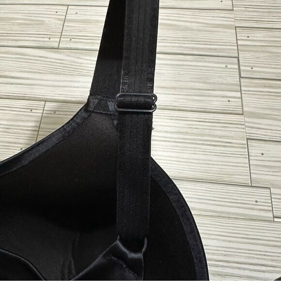 BALI SOLID BLACK LINED BRA 38DD - Picture 5 of 11